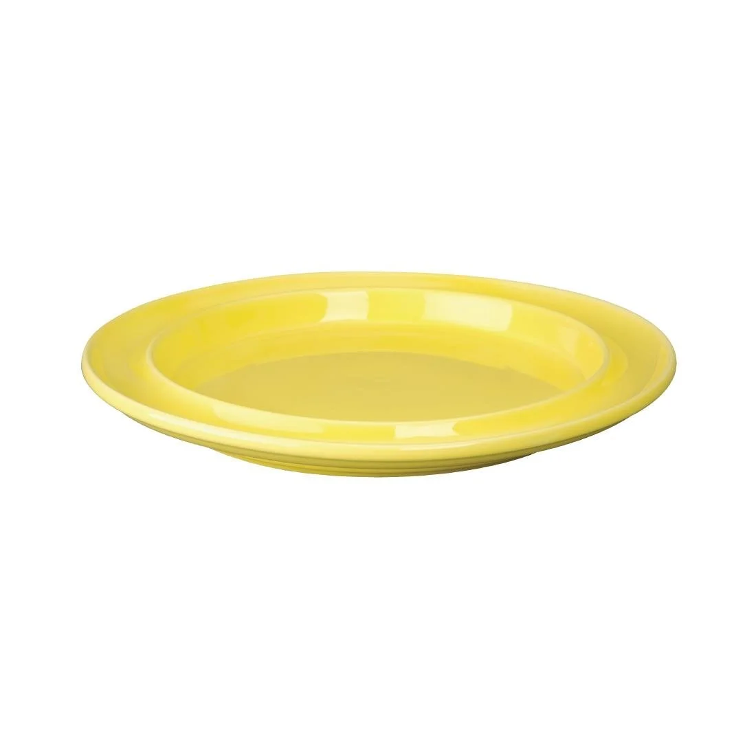 Olympia Heritage Raised Rim Plates Yellow 253mm (4 Pack) - Image 6