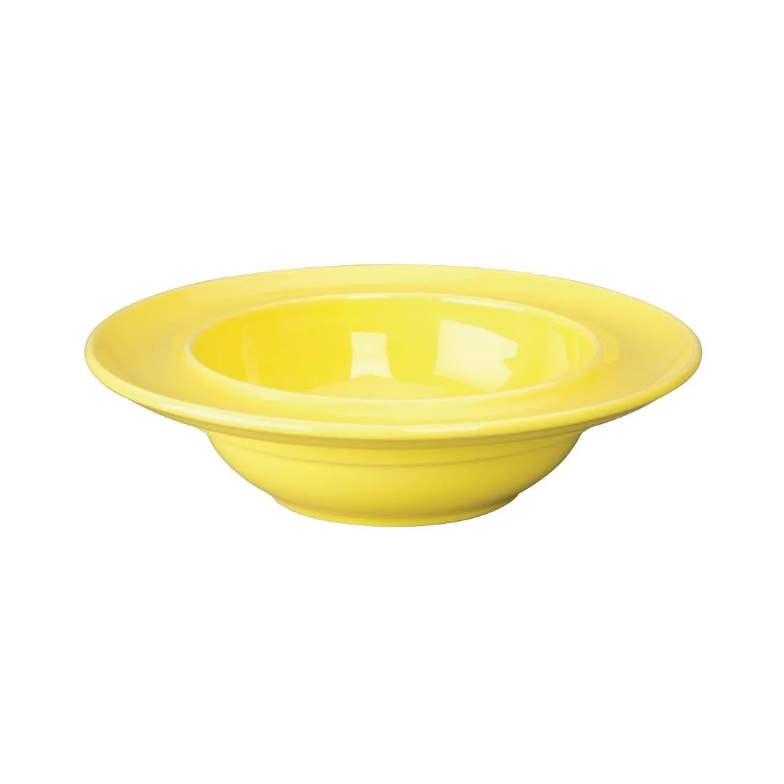Olympia Heritage Raised Rim Bowls Yellow 205mm (4 Pack) - Image 7