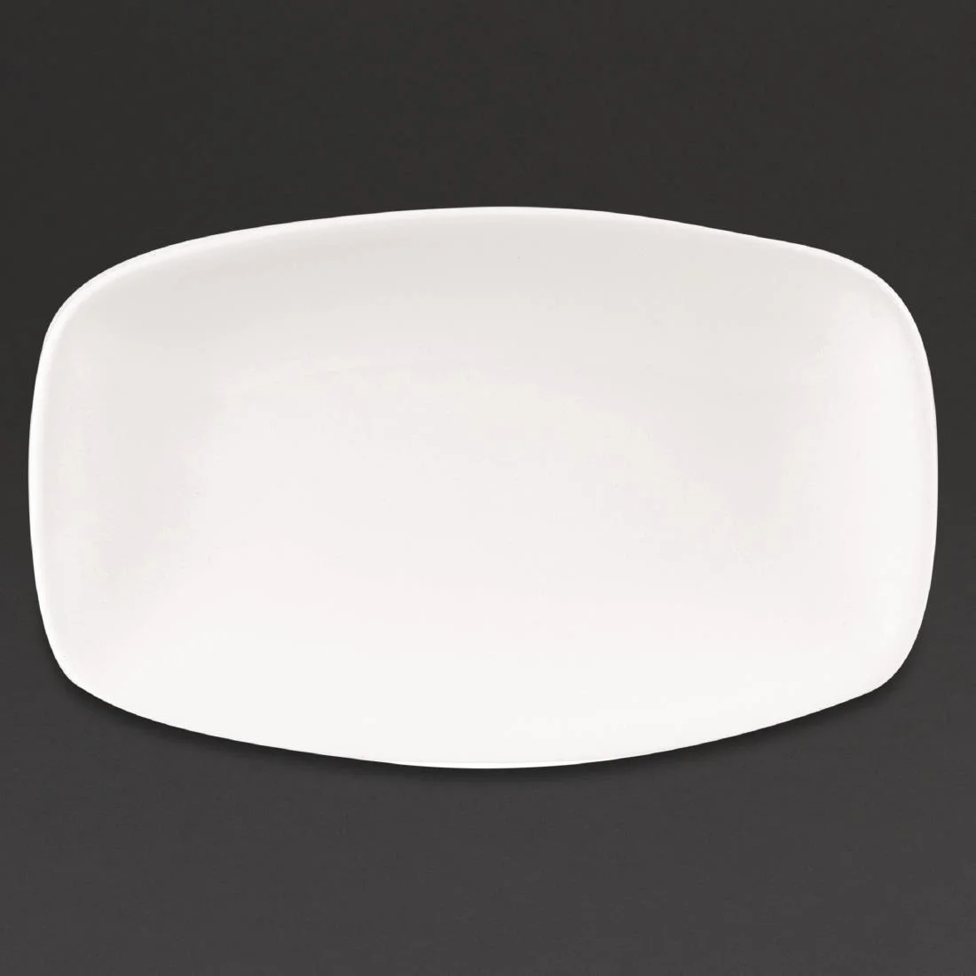 Churchill X Squared Oblong Plates White 121 x 200mm (12 Pack)