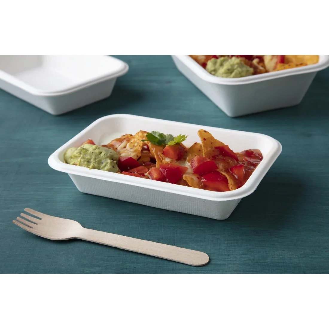 Fiesta Compostable Bagasse Food Trays 16oz (Pack of 50) - Image 5