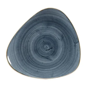 Churchill Stonecast Triangular Plates Blueberry 311mm (6 Pack)