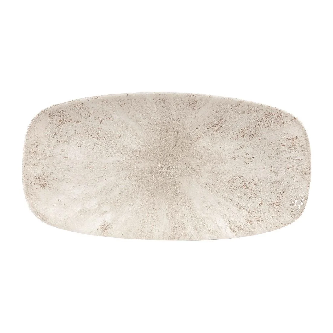 Churchill Studio Prints Stone Rectangular Plates Agate Grey 153 x 298mm (12 Pack)