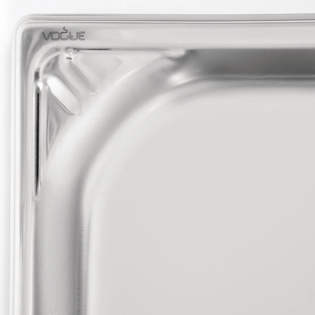 Vogue Heavy Duty Stainless Steel 1/1 GN Pan 20mm - Image 5