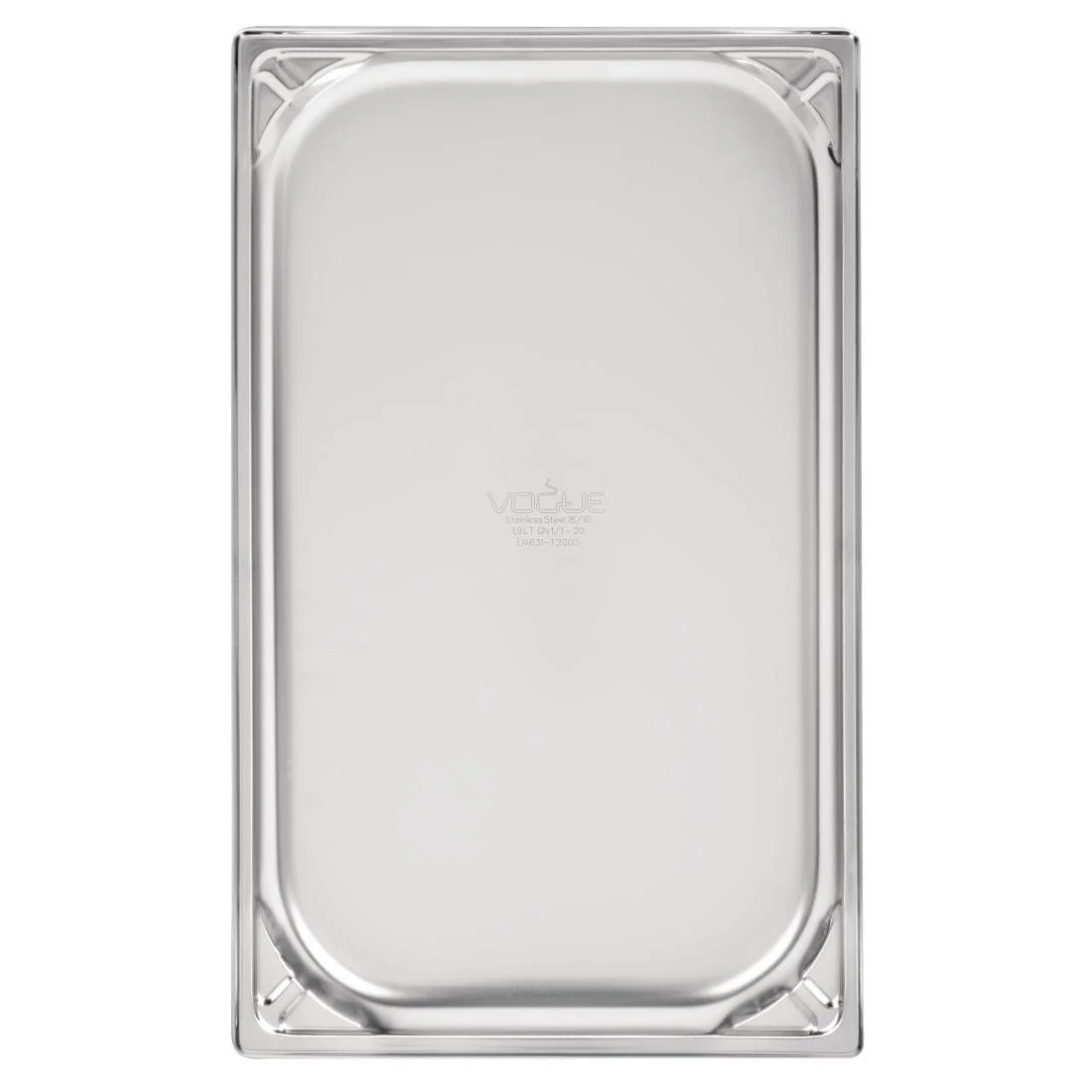 Vogue Heavy Duty Stainless Steel 1/1 GN Pan 20mm - Image 7