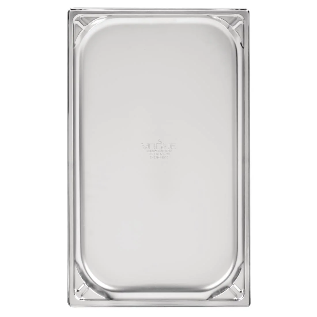 Vogue Heavy Duty Stainless Steel 1/1 GN Pan 20mm - Image 7