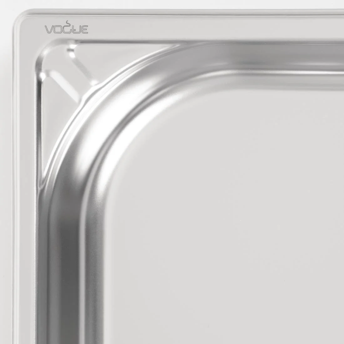 Vogue Heavy Duty Stainless Steel 1/1 GN Pan 40mm - Image 5