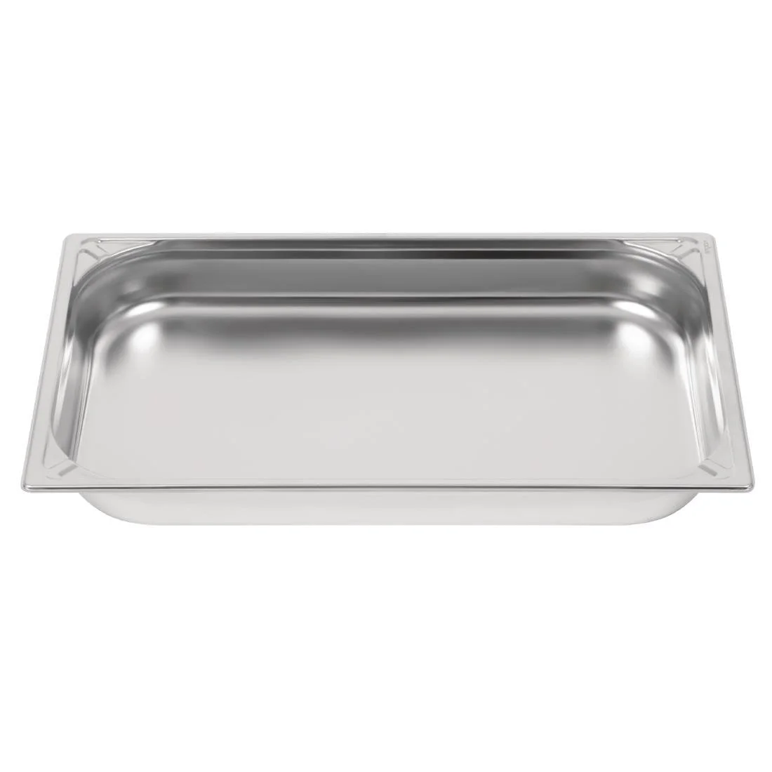 Vogue Heavy Duty Stainless Steel 1/1 Gastronorm Tray 65mm - Image 3