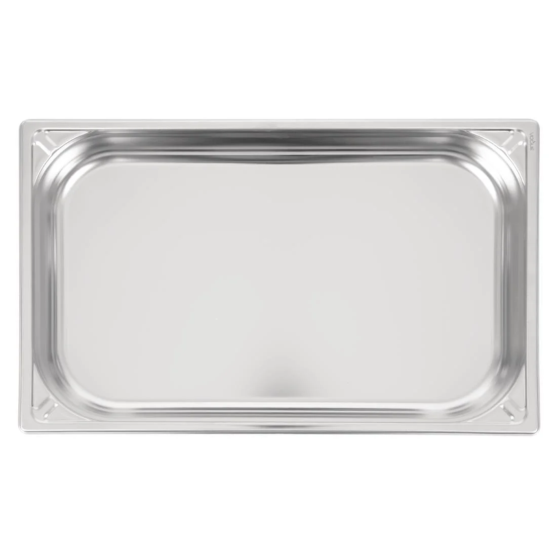 Vogue Heavy Duty Stainless Steel 1/1 Gastronorm Tray 65mm - Image 4