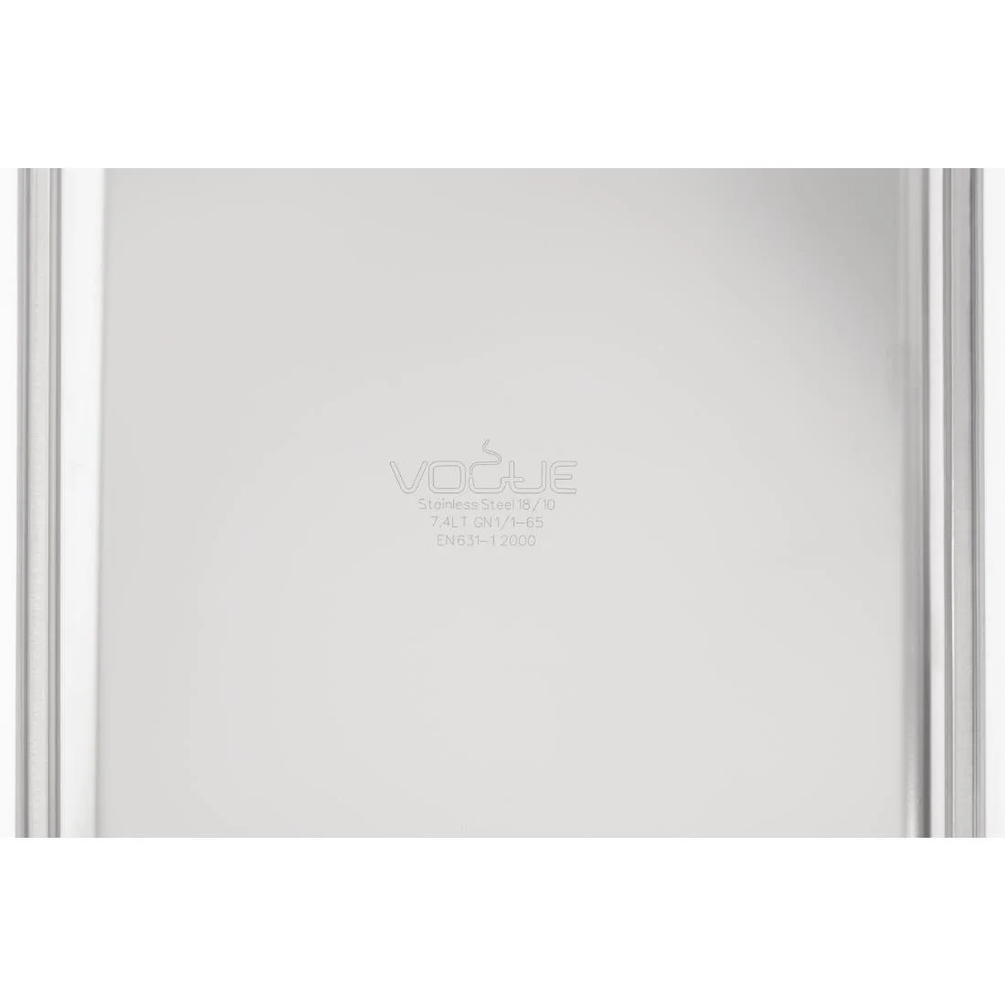 Vogue Heavy Duty Stainless Steel 1/1 Gastronorm Tray 65mm - Image 6