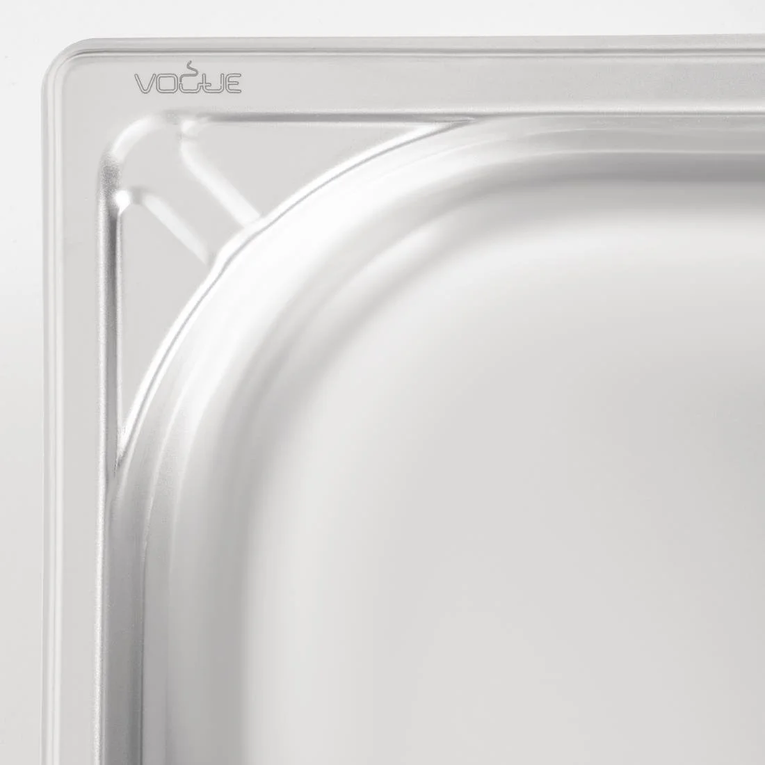 Vogue Heavy Duty Stainless Steel 1/1 Gastronorm Tray 100mm - Image 5