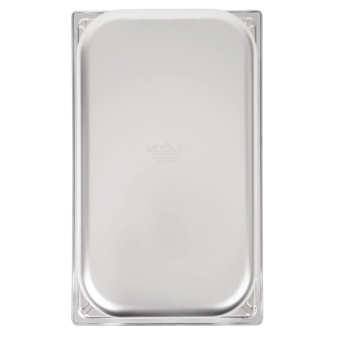 Vogue Heavy Duty Stainless Steel 1/1 Gastronorm Tray 100mm - Image 7