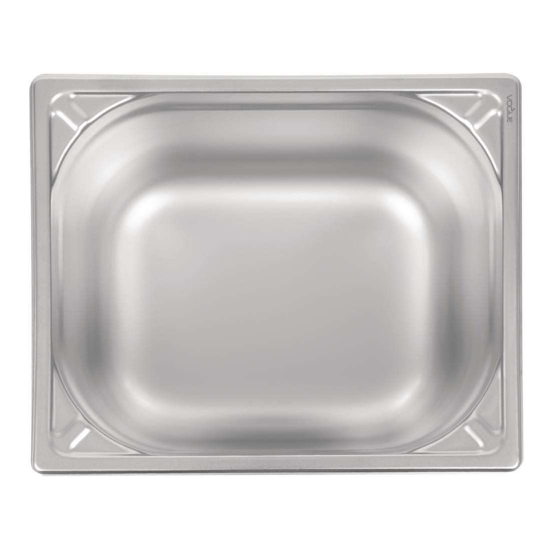 Vogue Heavy Duty Stainless Steel 1/2 Gastronorm Pan 200mm