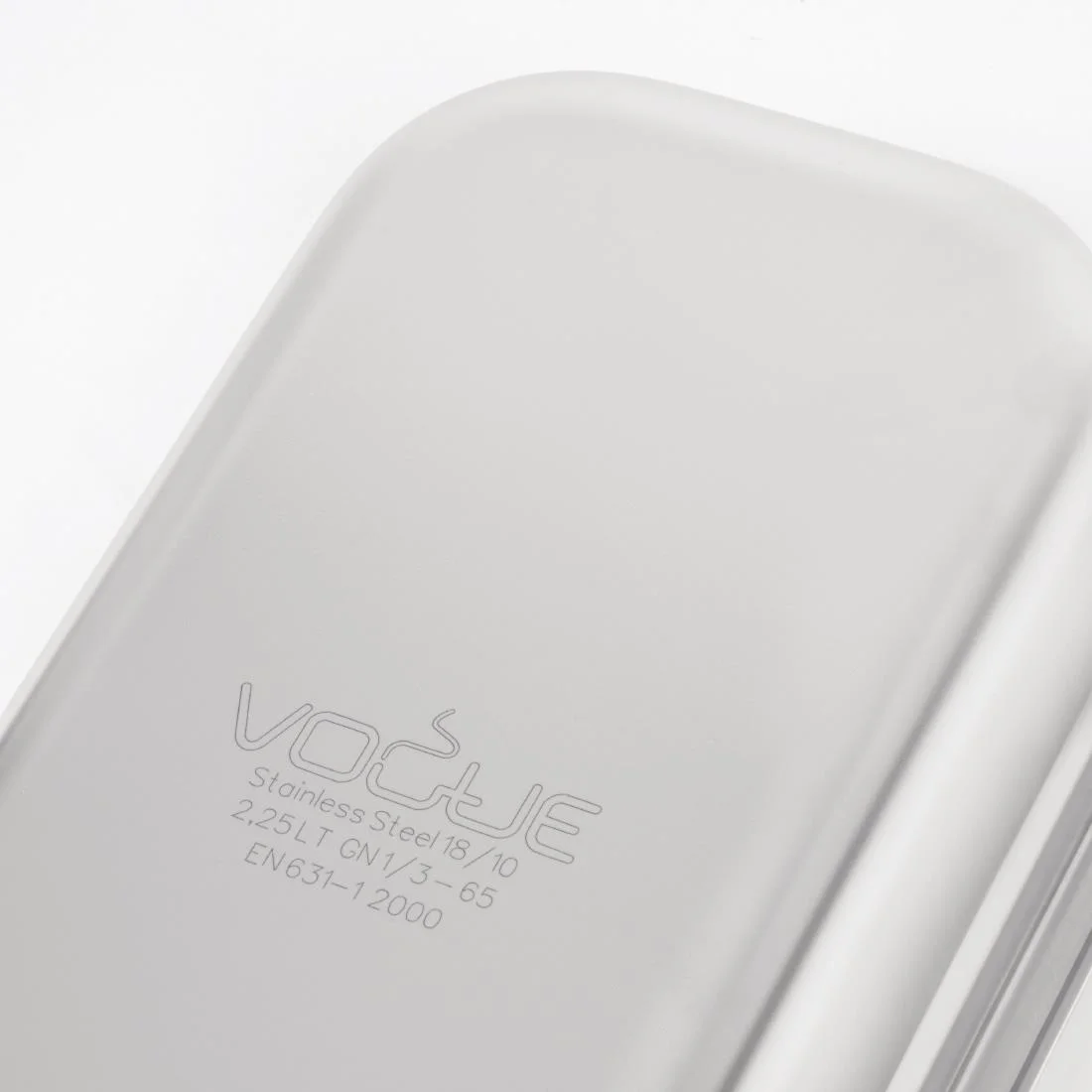 Vogue Heavy Duty Stainless Steel 1/3 Gastronorm Tray - Image 7