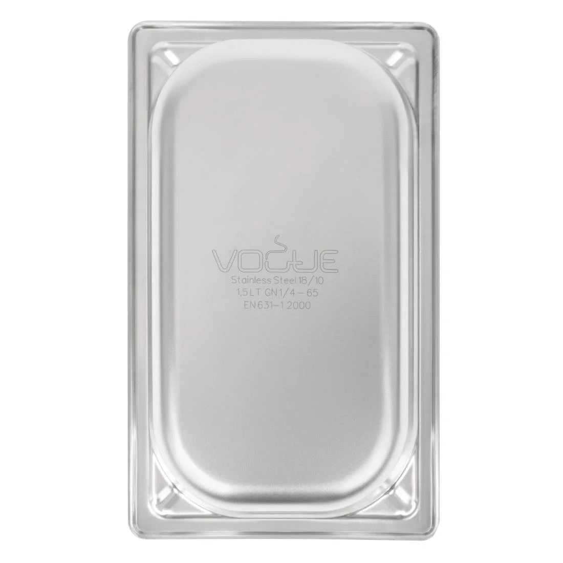 Vogue Heavy Duty Stainless Steel 1/4 Gastronorm Tray - Image 6