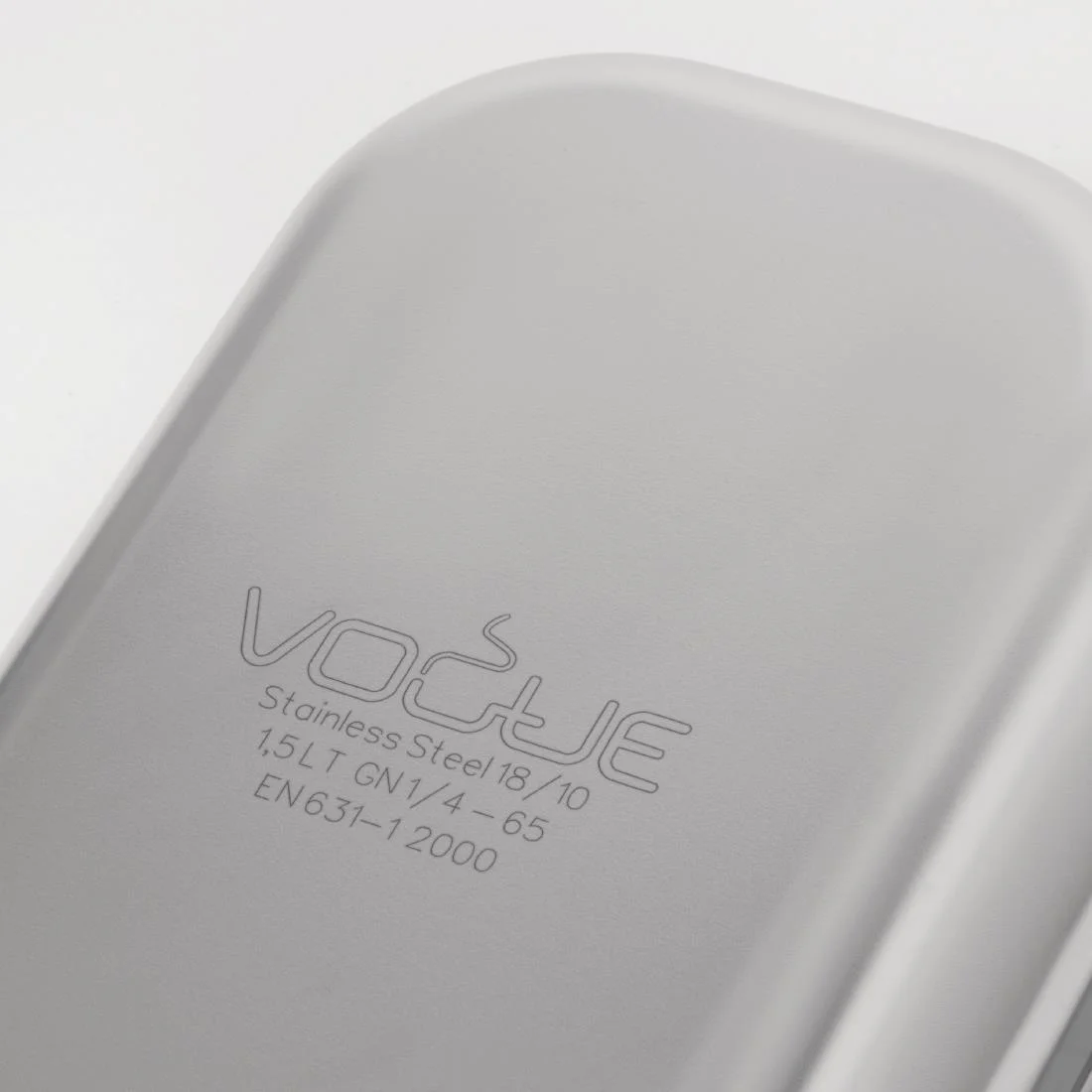 Vogue Heavy Duty Stainless Steel 1/4 Gastronorm Tray - Image 7