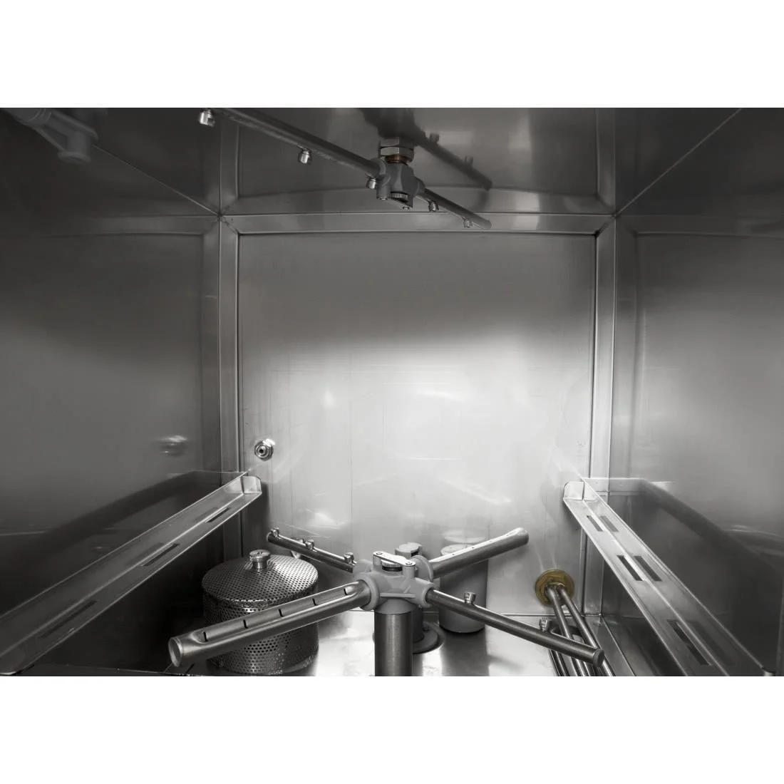 Buffalo Undercounter Glasswasher with Drain Pump 400x400mm Baskets - Image 3