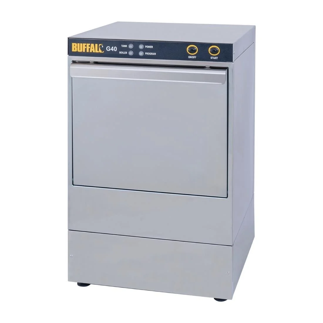 Buffalo Undercounter Glasswasher with Drain Pump 400x400mm Baskets