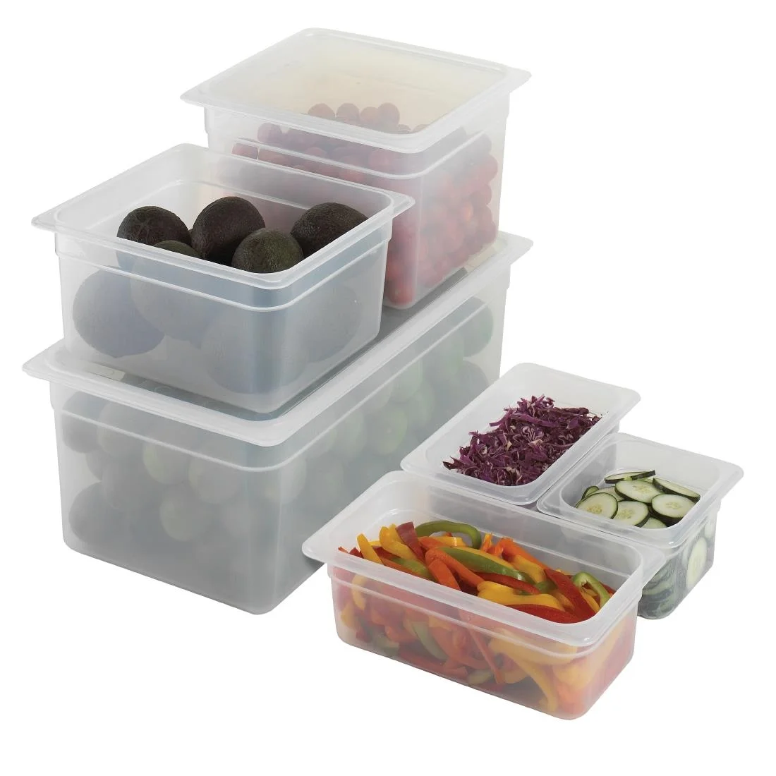 Cambro Polypropylene 1/4 Gastronorm Food Tray 100mm - Image 2