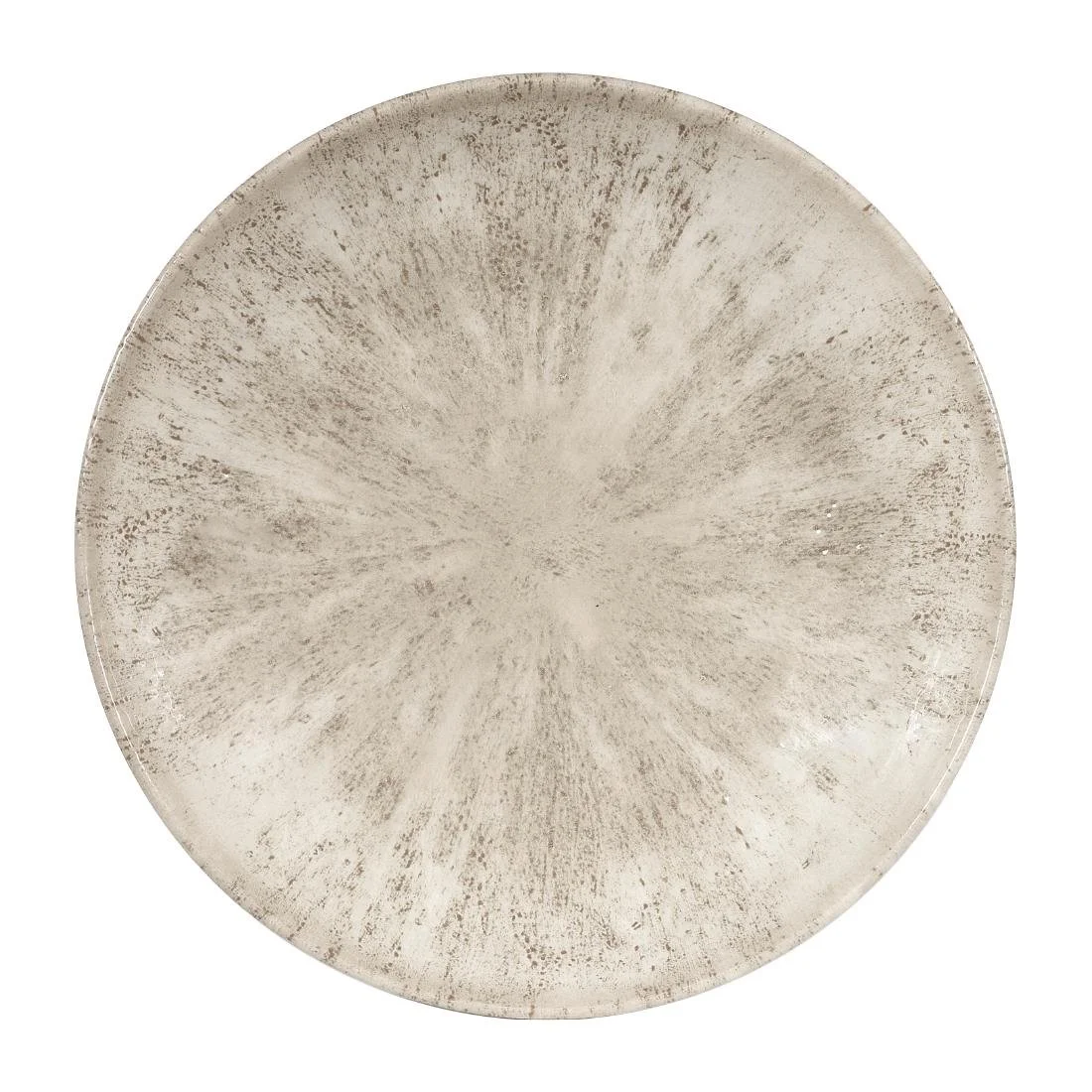Churchill Studio Prints Stone Coupe Plates Agate Grey 217mm (12 Pack)