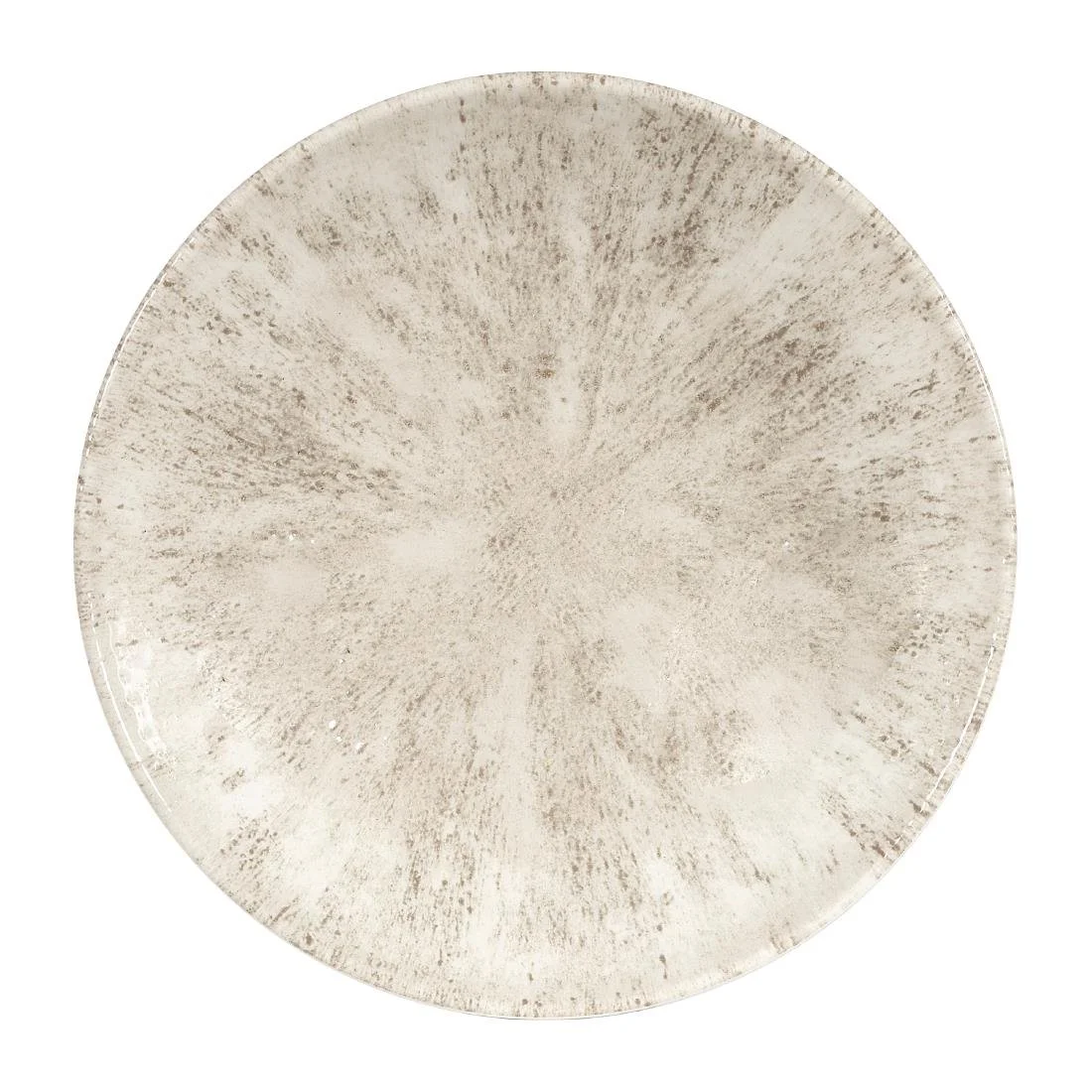 Churchill Studio Prints Stone Coupe Plates Agate Grey 165mm (12 Pack)