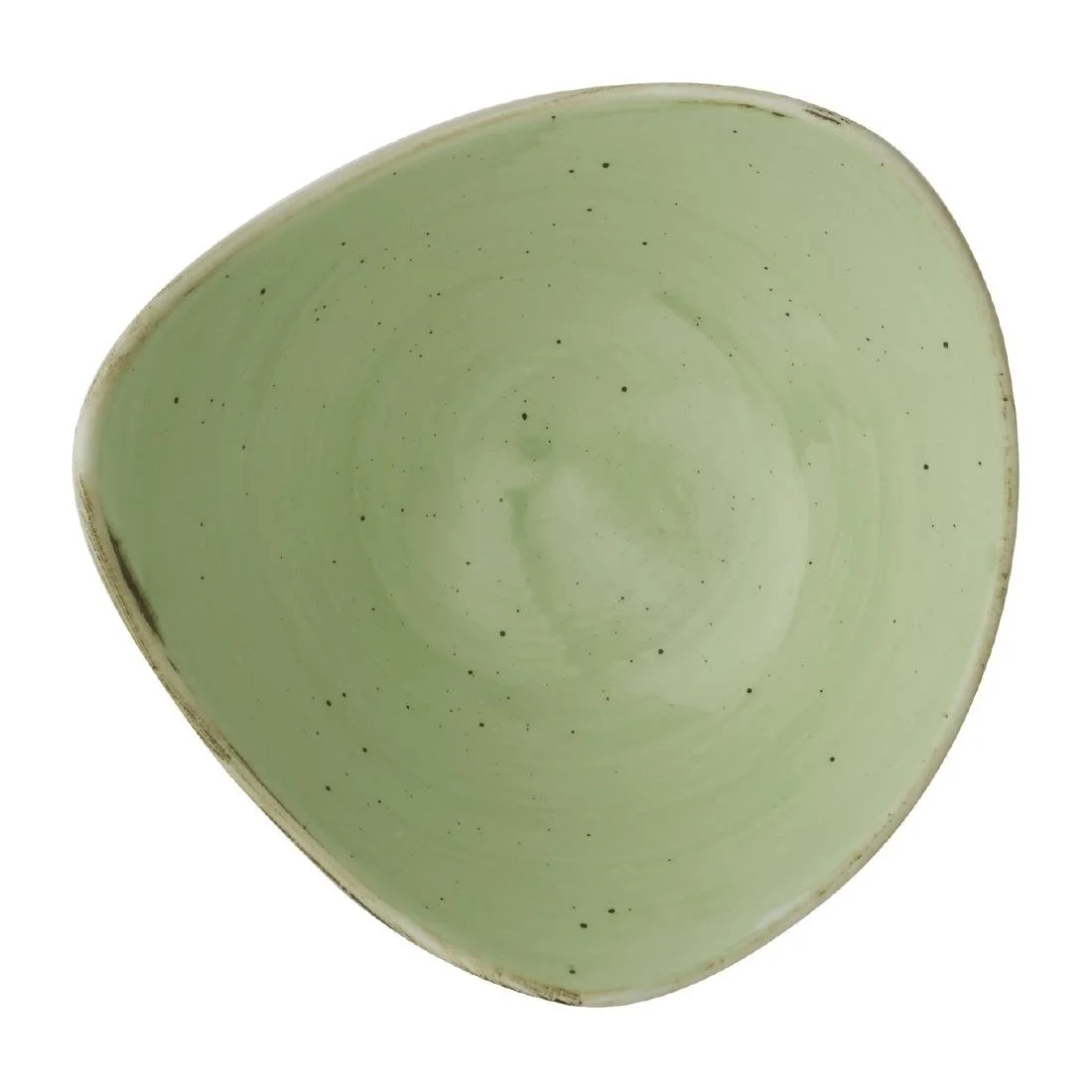 Churchill Stonecast Sage Green Triangle Bowls 185mm (12 Pack)