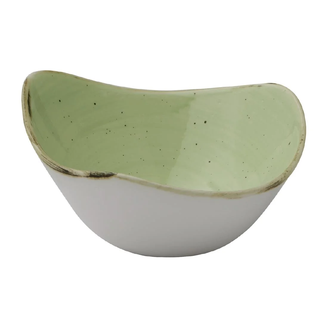 Churchill Stonecast Sage Green Triangle Bowls 153mm (12 Pack)