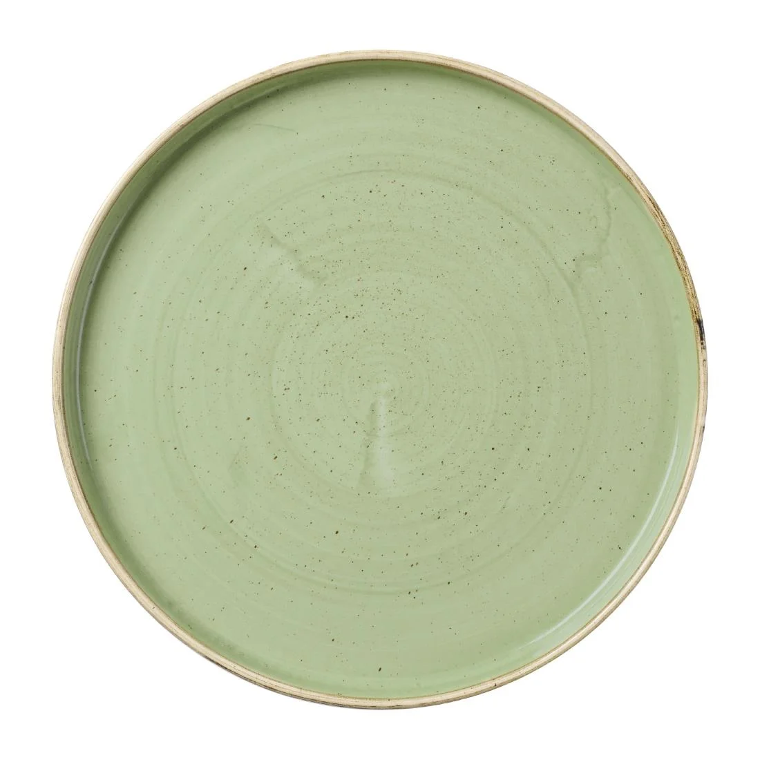 Churchill Stonecast Sage Green Walled Plates 260mm (6 Pack)