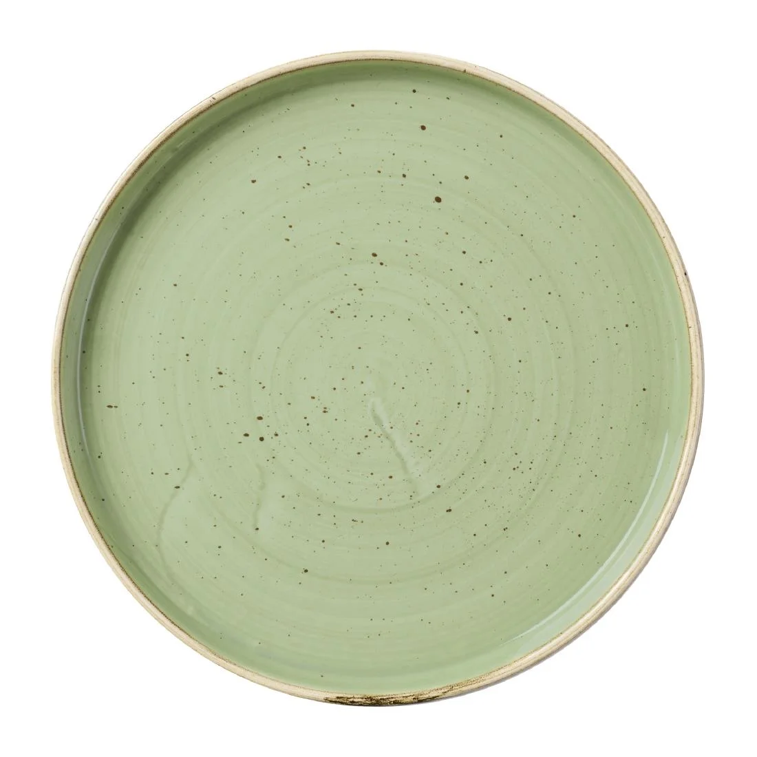 Churchill Stonecast Sage Green Walled Plates 210mm (6 Pack)