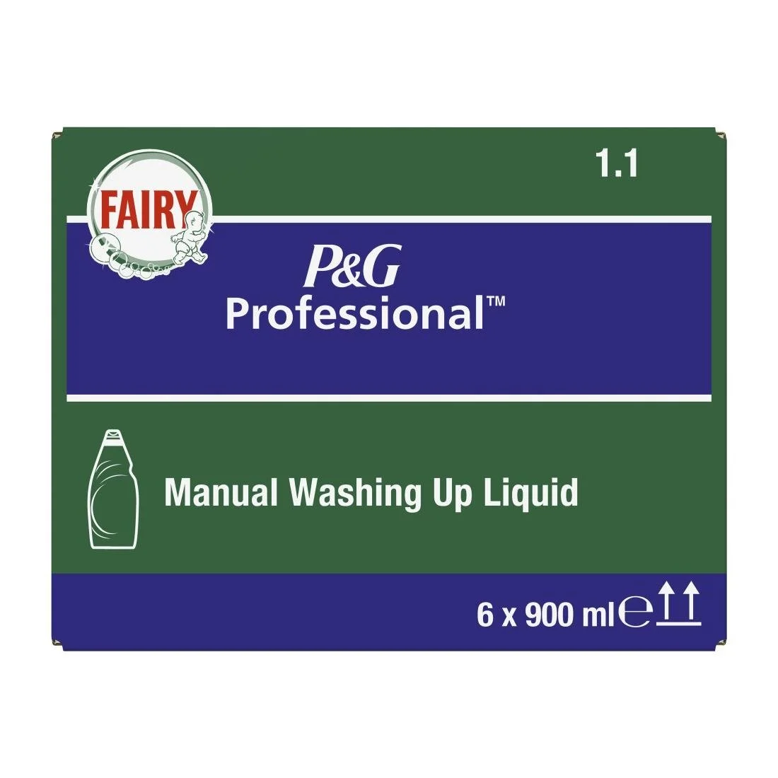 Fairy Professional 1.1 Washing Up Liquid Original 900ml (6 Pack) - Image 3