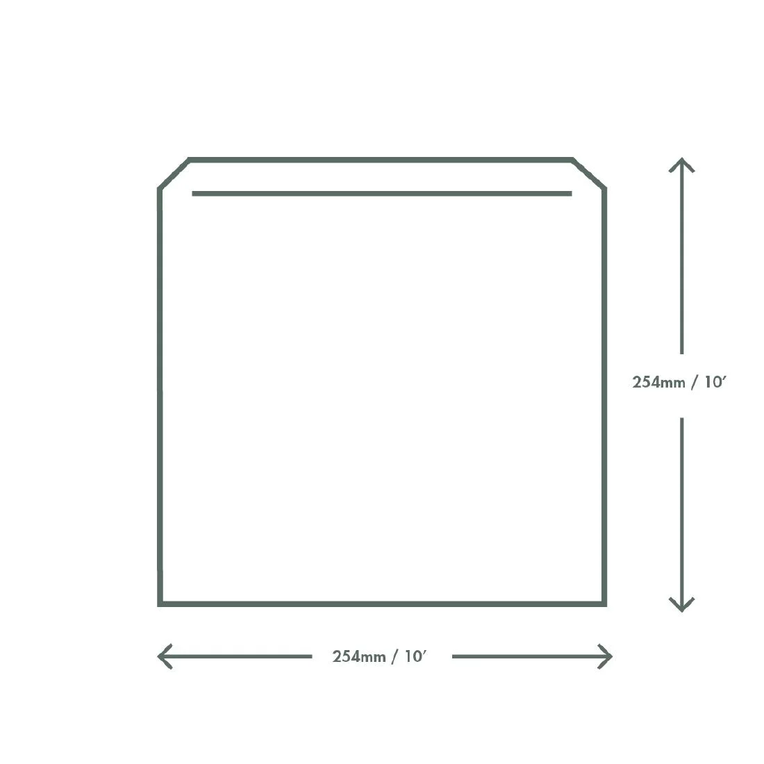 Vegware Compostable Paper Sandwich Bags Kraft - 7x7" (Pack of 1000) - Image 3