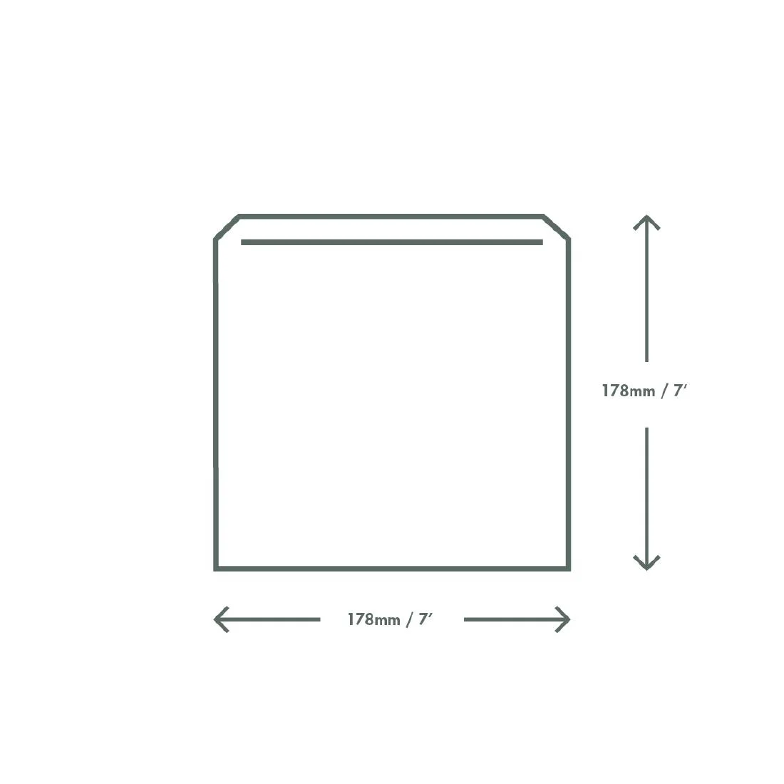 Vegware Compostable Paper Sandwich Bags Kraft - 10x10" (Pack of 1000) - Image 3
