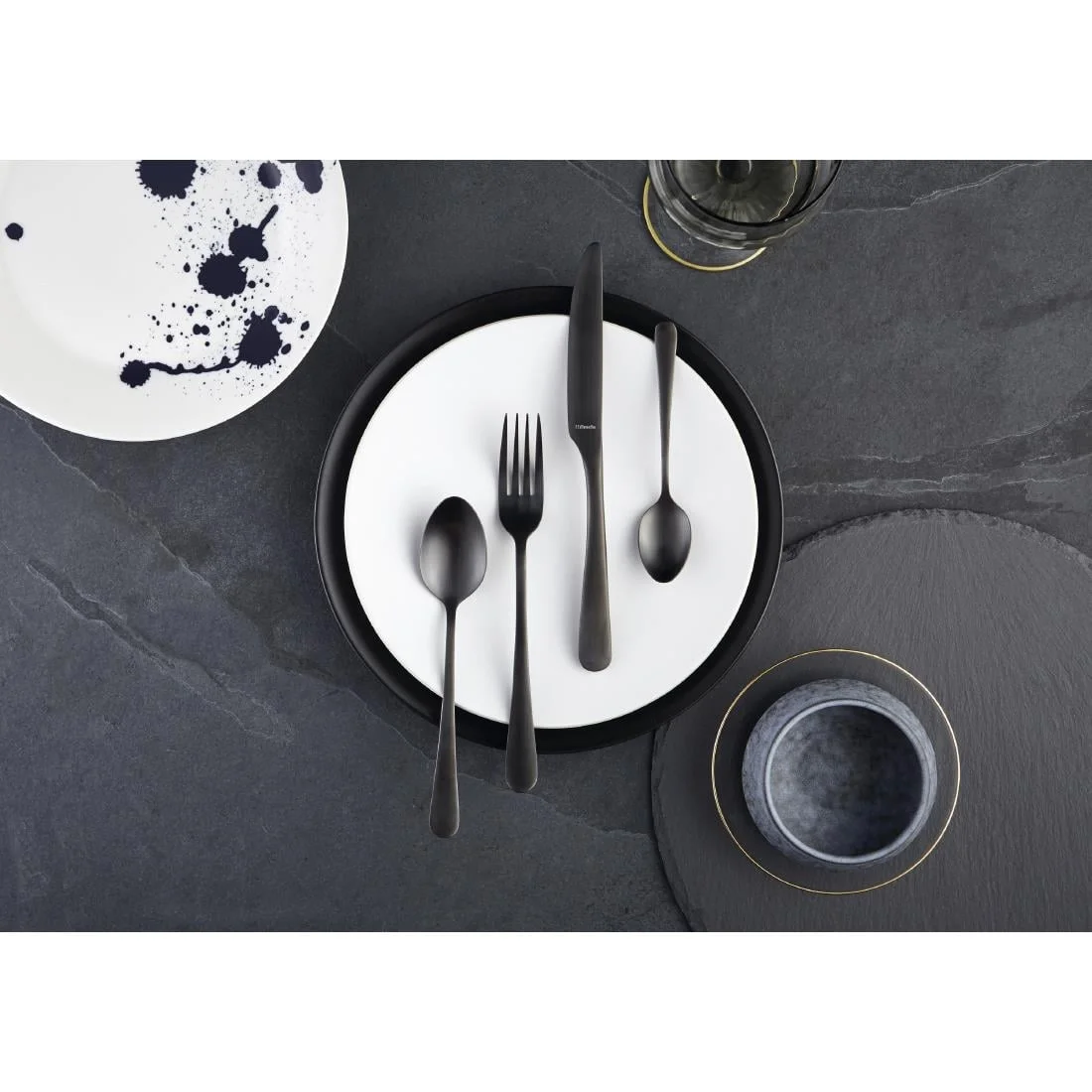 Amefa Medium Teaspoon Black (12 Pack) - Image 3