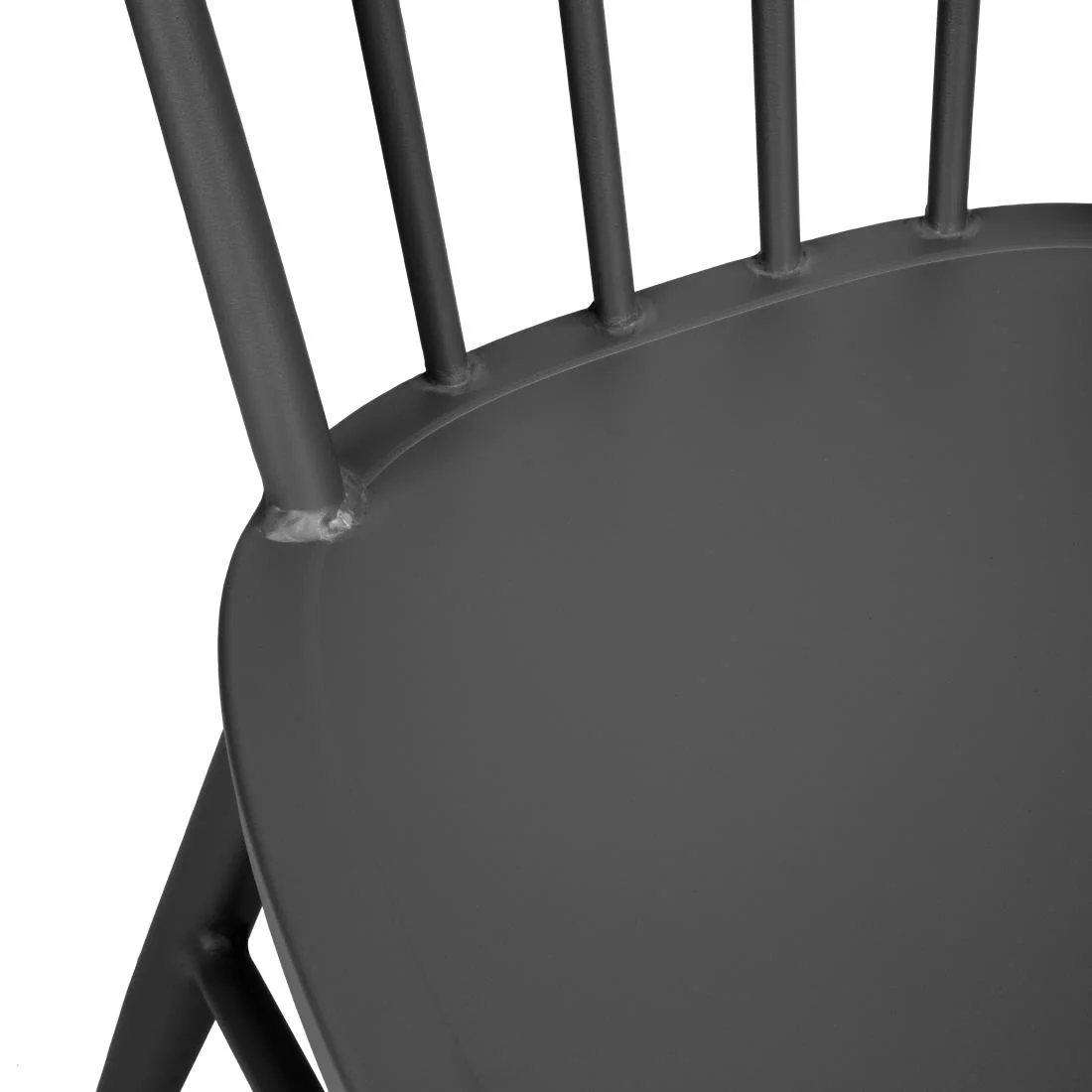 Bolero Windsor Aluminium Black Chairs (Pack of 4) - Image 4