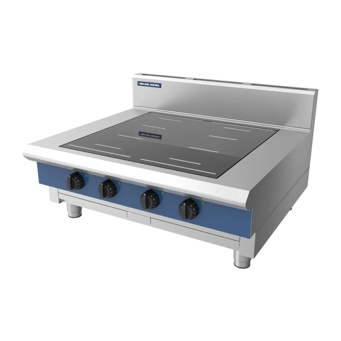 Blue Seal 4 Zone Countertop Full Area Induction Hob 20kW IN514F-B - Image 2