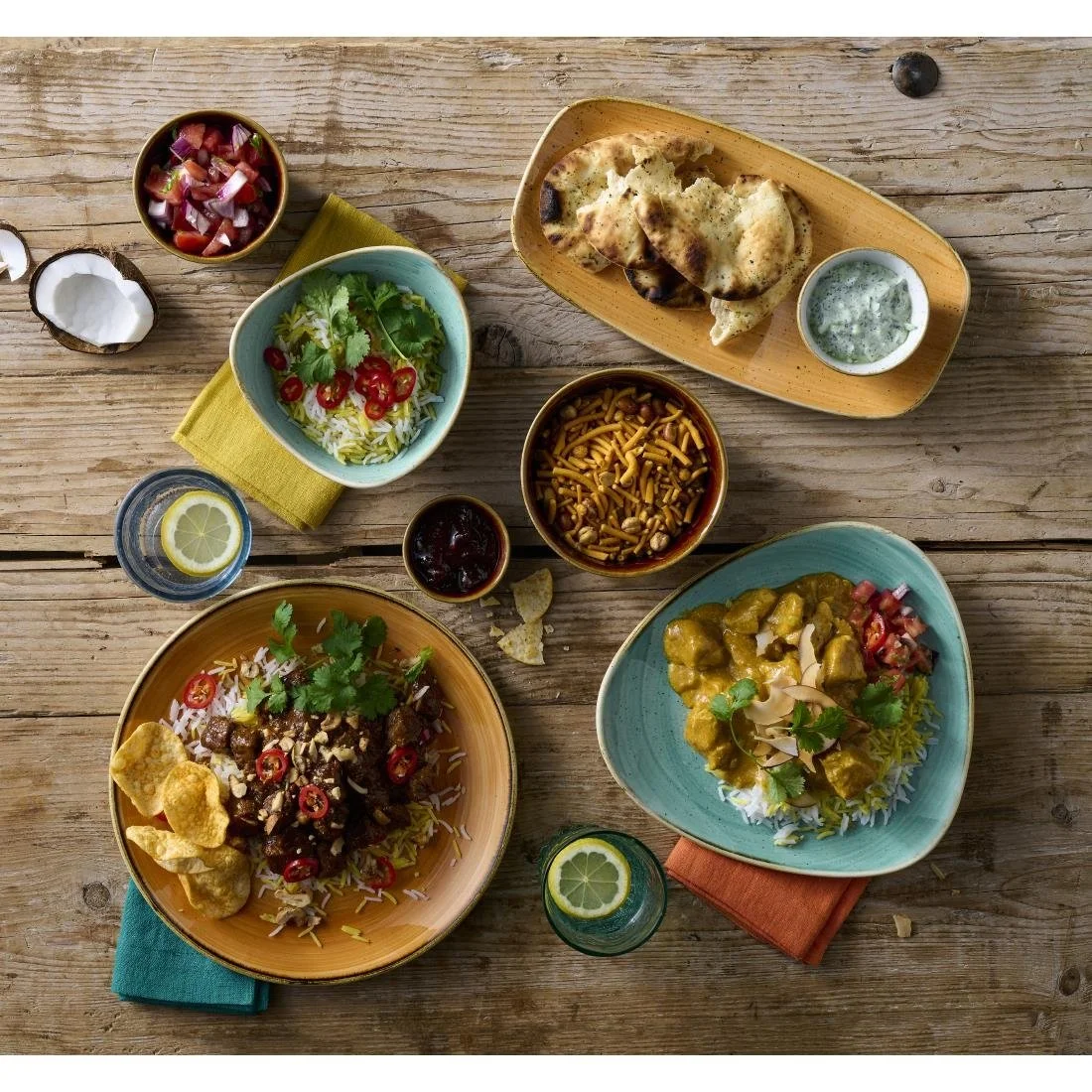 Churchill Stonecast Tangerine Coupe Plates 288mm (12 Pack) - Image 3