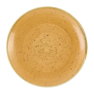 Churchill Stonecast Tangerine Coupe Plates 165mm (12 Pack)