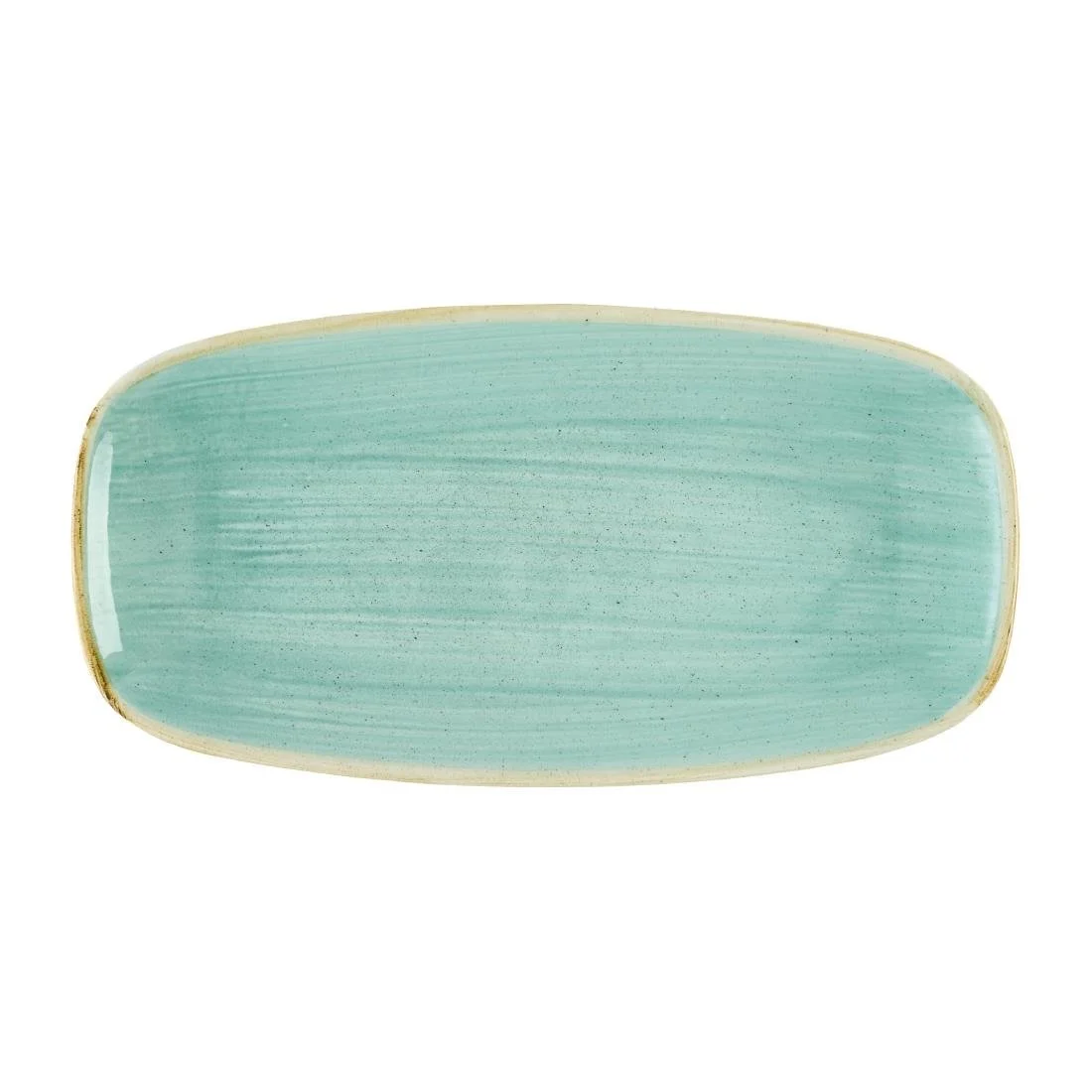 Churchill Stonecast Mint Chefs' Oblong Plates No. 3 298x 153mm (12 Pack)