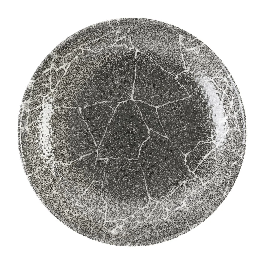 Churchill Studio Prints Kintsugi Quartz Black Coupe Bowls 248mm(12 Pack)