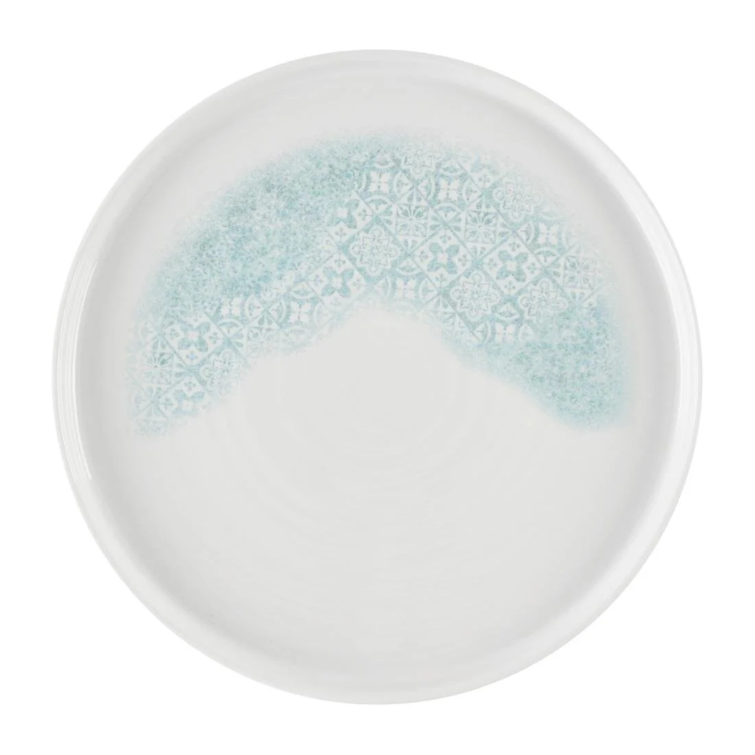 Churchill Vintage Prints Med Tiles Aquamarine Chefs' Walled Plates 260mm (6 Pack)