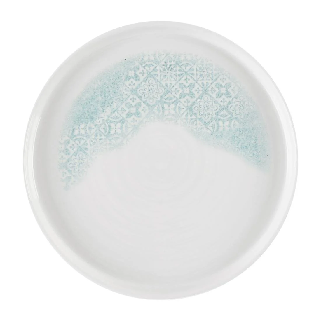 Churchill Vintage Prints Med Tiles Aquamarine Chefs' Walled Plates 210mm (6 Pack)
