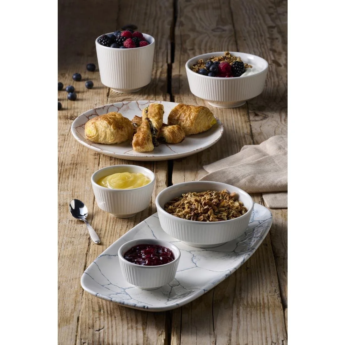 Churchill Nourish White Kochi Shallow Bowls 50x 115mm (12 Pack) - Image 2