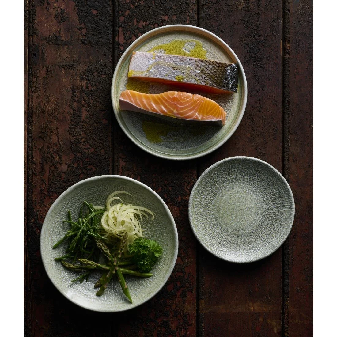 Dudson Harvest Grain Organic Coupe Bowls Speckled Green 250mm (12 Pack) - Image 3