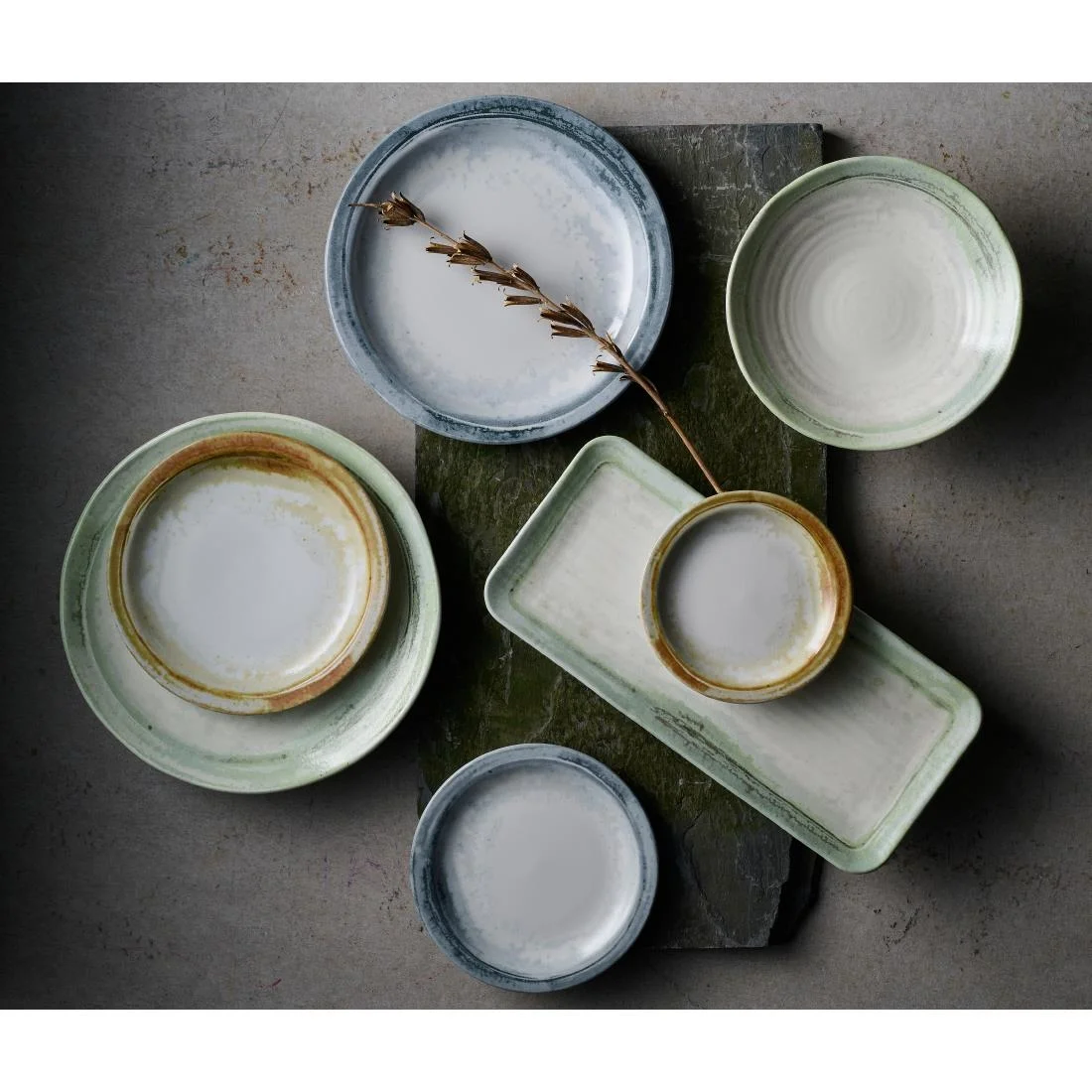 Dudson The Maker's Collection Finca Flint Saucers 118mm (12 Pack) - Image 3