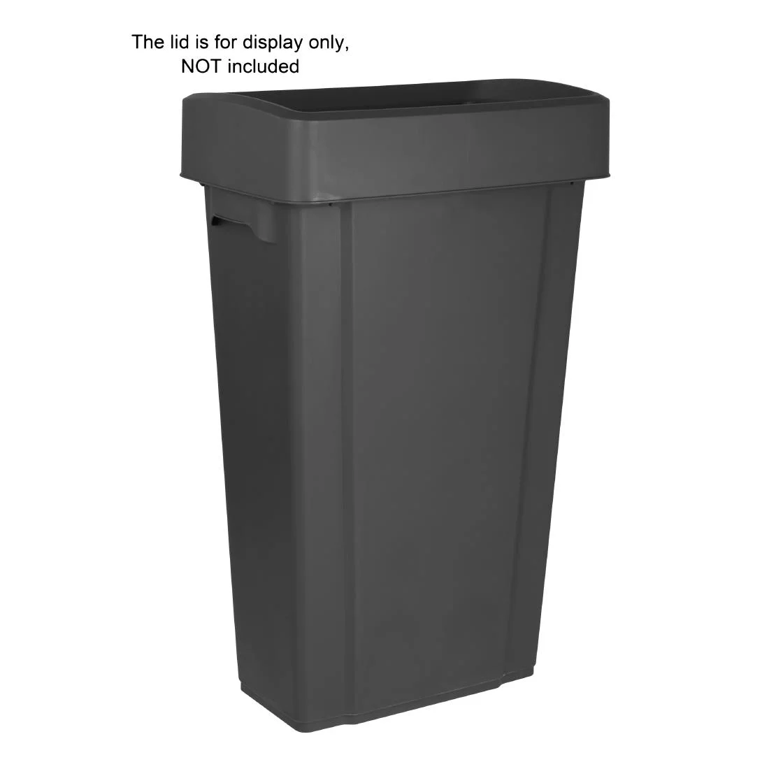 Jantex Slim Bin Black 80Ltr - Image 4