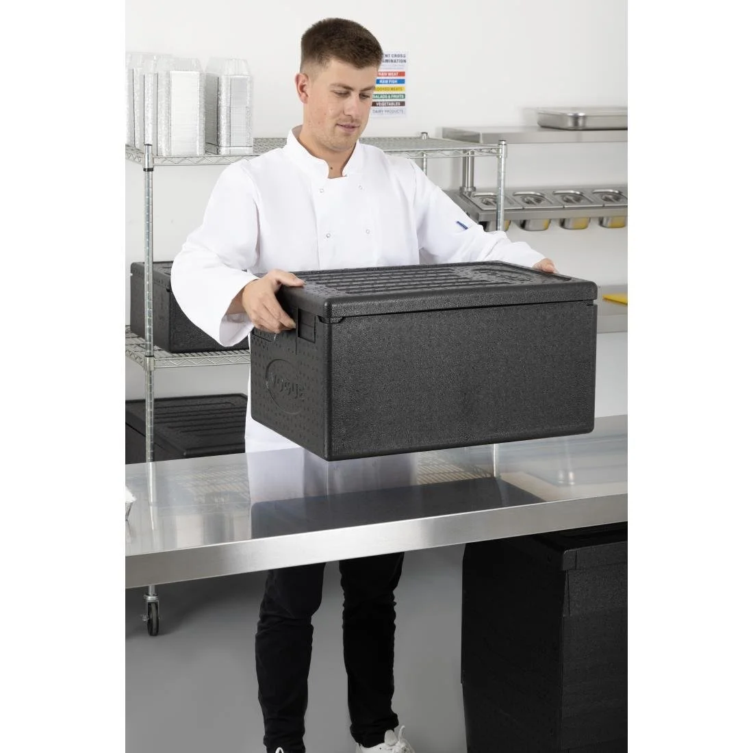 Vogue Insulated EPP Food Transport Box 46Ltr GN Size - Image 8