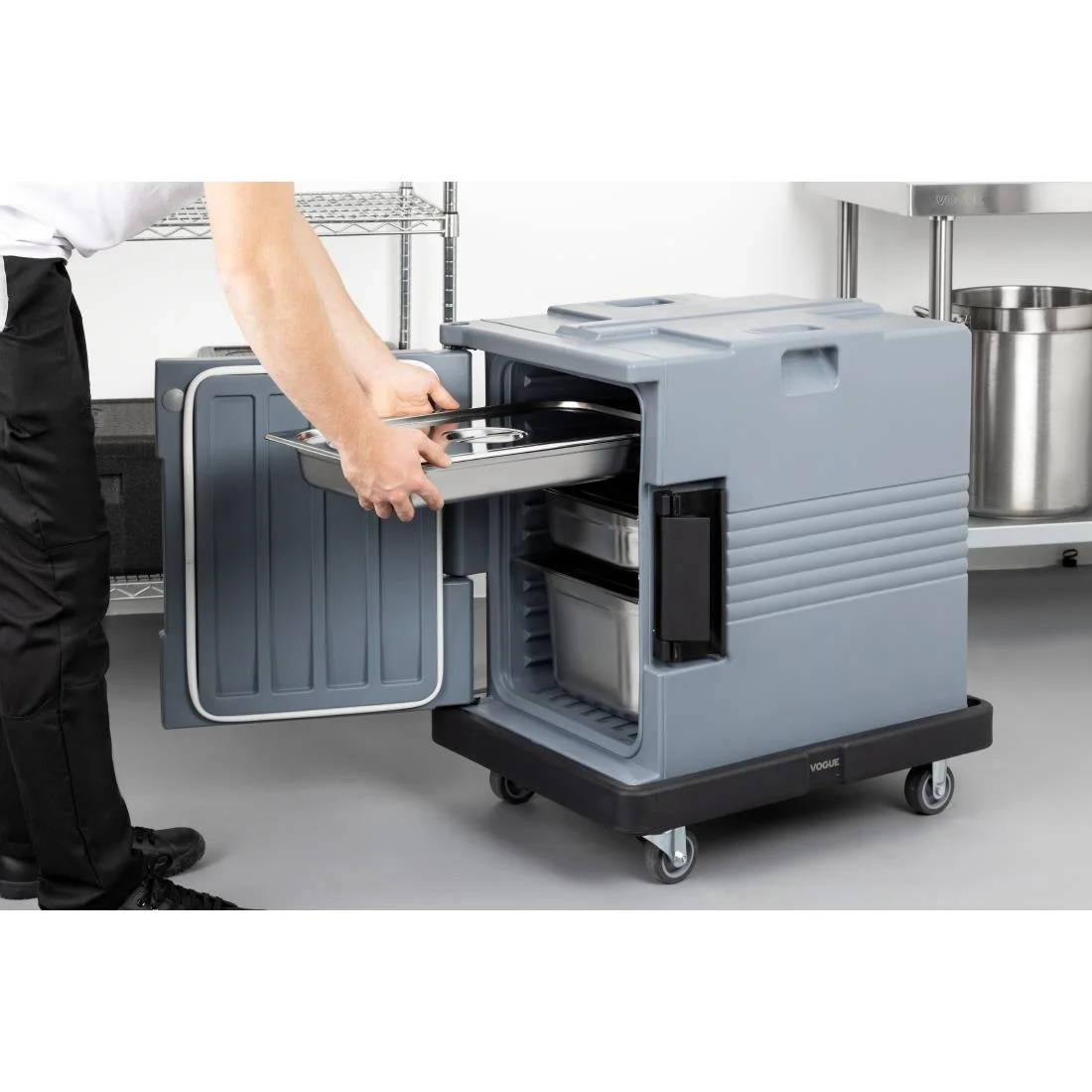 Vogue Thermal Box Front Loading Heavy Duty Insulated Food Box GN Size - Image 4