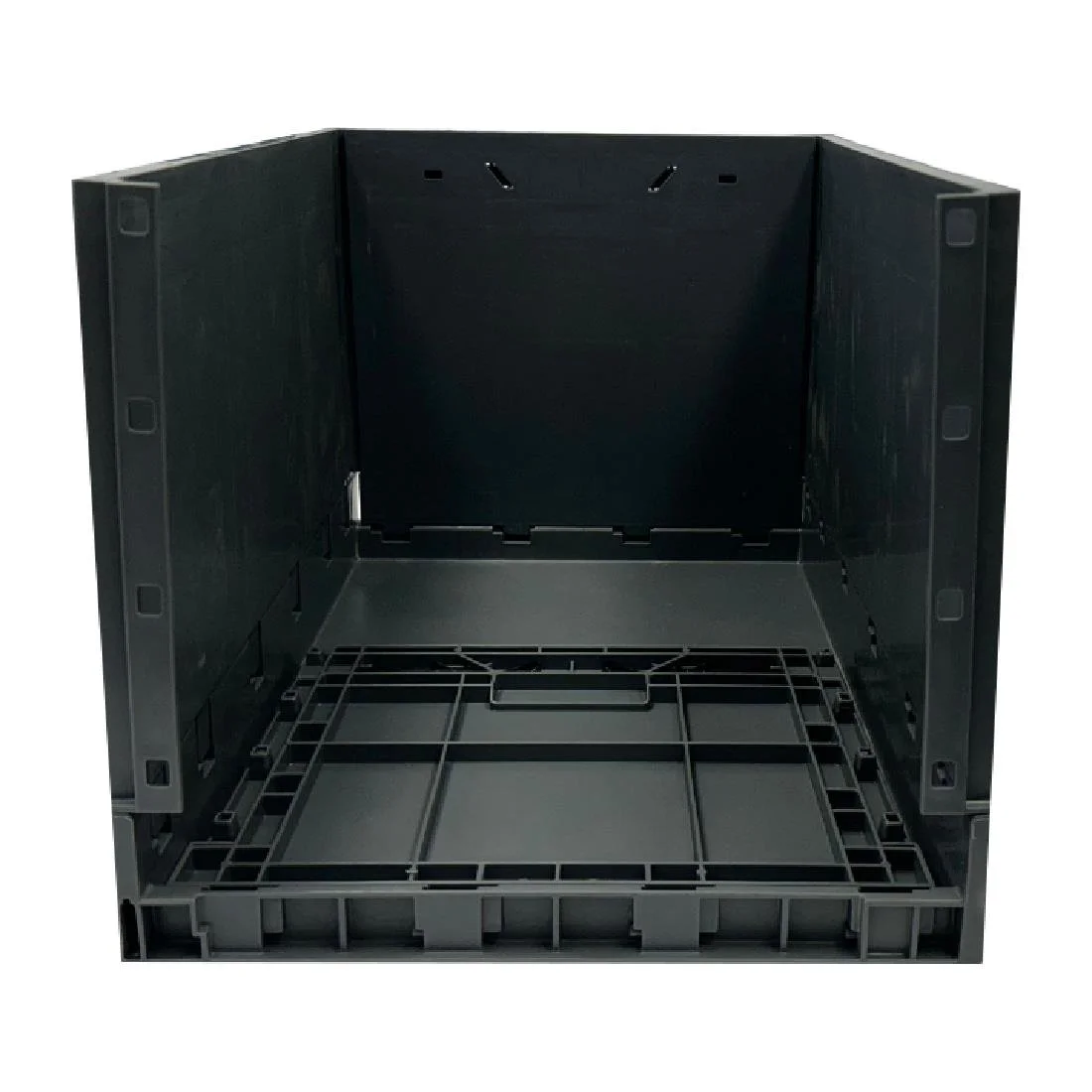 Vogue Plastic Folding Transport Storage Crate 594x396x353mm - Image 2