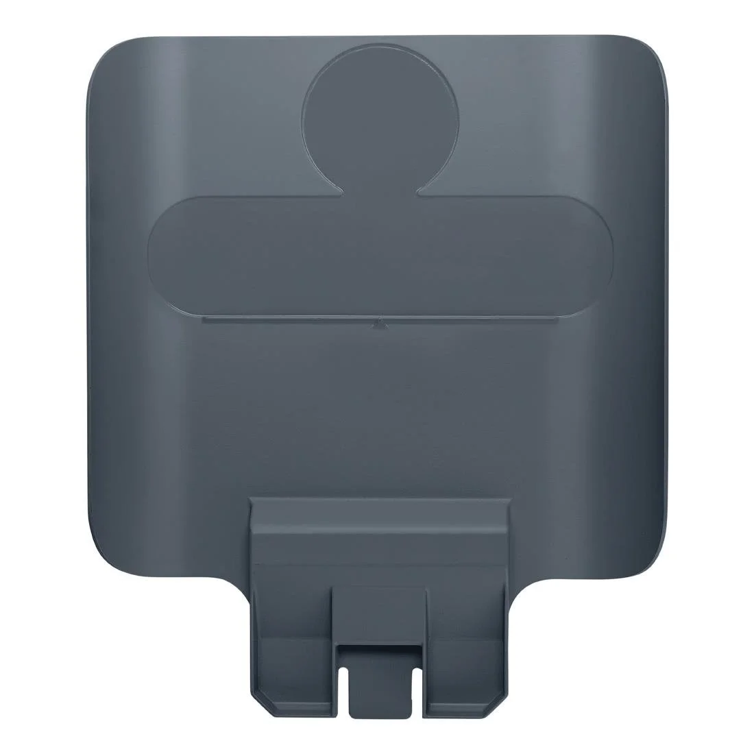 Rubbermaid Slim Jim Recycling Station Billboard Grey