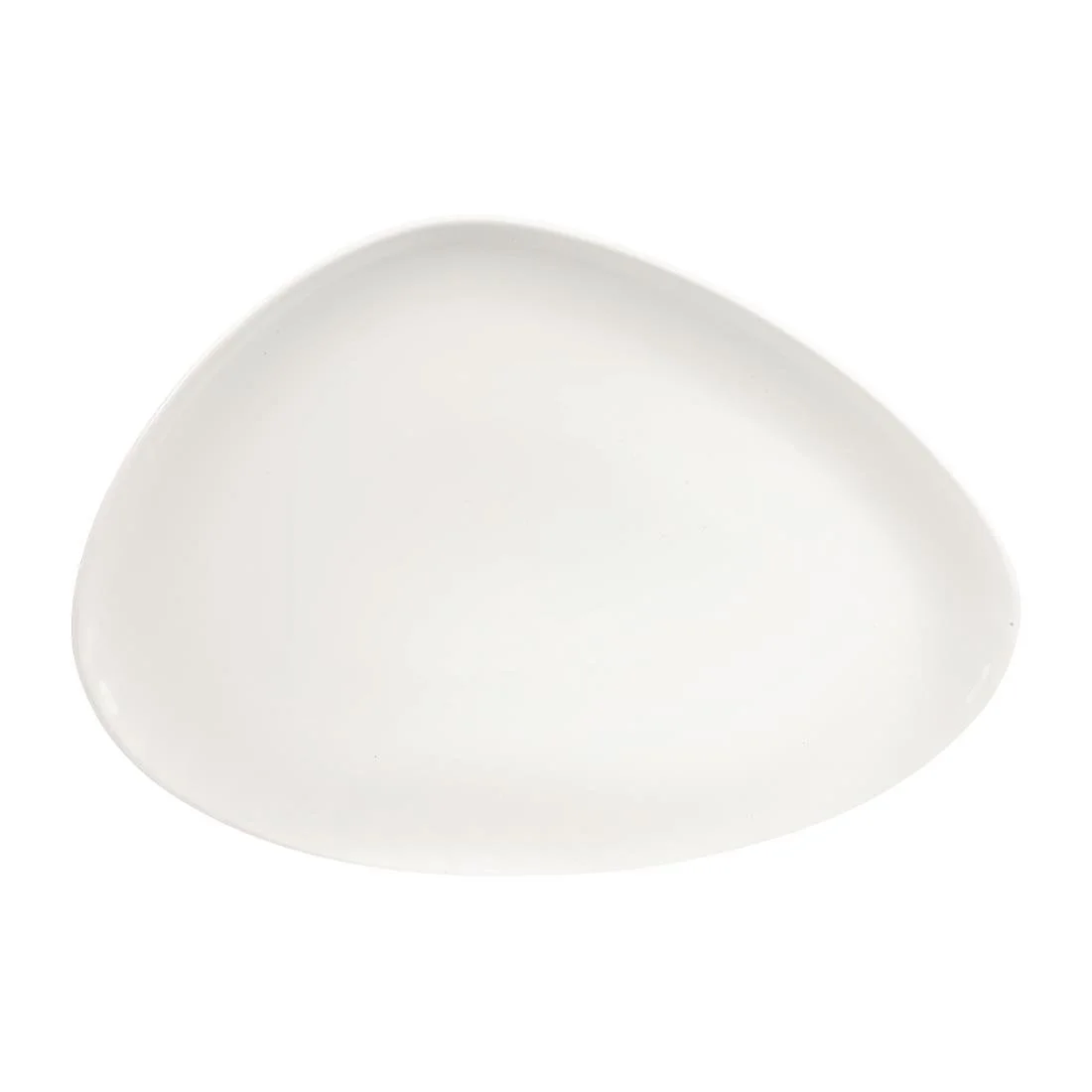 Churchill Chefs Plates Triangular Plates White 356mm (6 Pack)