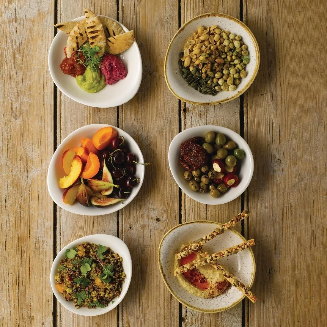 Churchill Stonecast Round Dishes Barley White 160mm (12 Pack) - Image 3